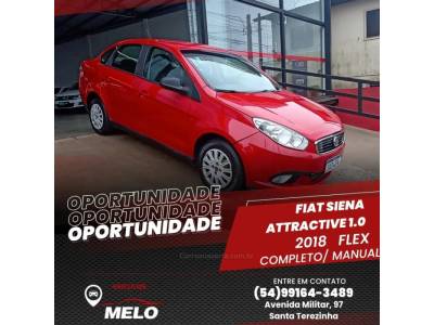 FIAT - SIENA - 2017/2018 - Vermelha - R$ 46.900,00
